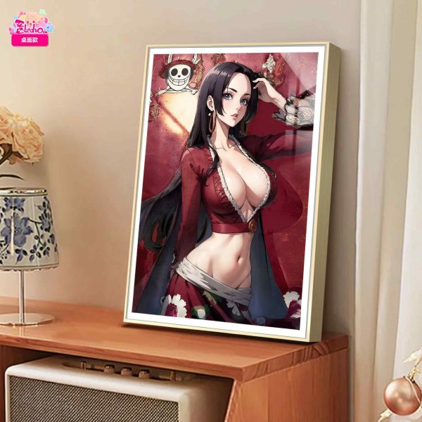 阿喵畫社 時釉殘卷女帝裝飾畫 