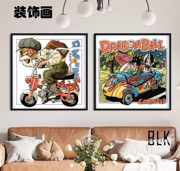 巴洛克 龍珠系列鳥山明動漫裝飾畫/冰箱貼 