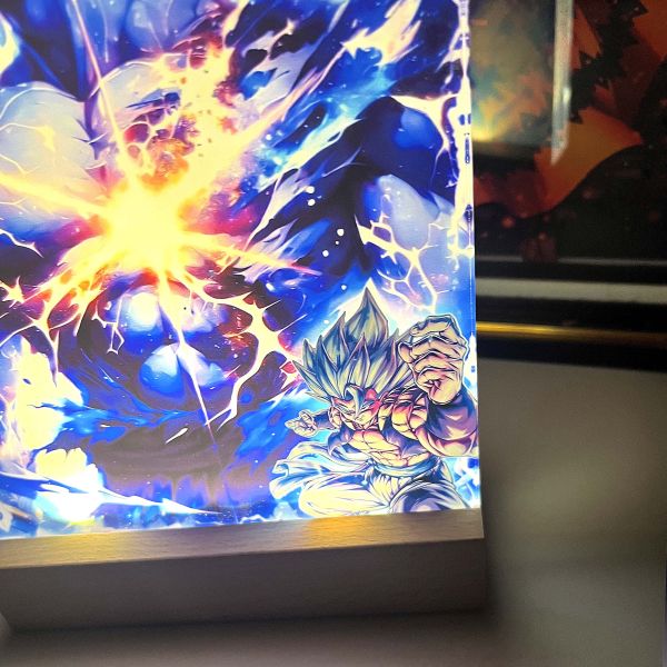 阿喵畫社 超藍孫悟空發光卡磚 