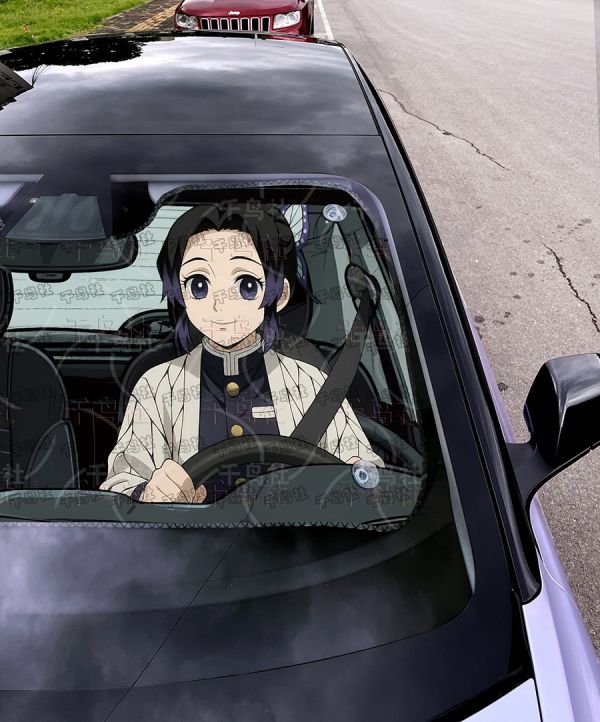 千鳥社 《汽車前擋遮陽-蝴蝶忍》鬼滅之刃九柱鬼殺隊蟲柱 