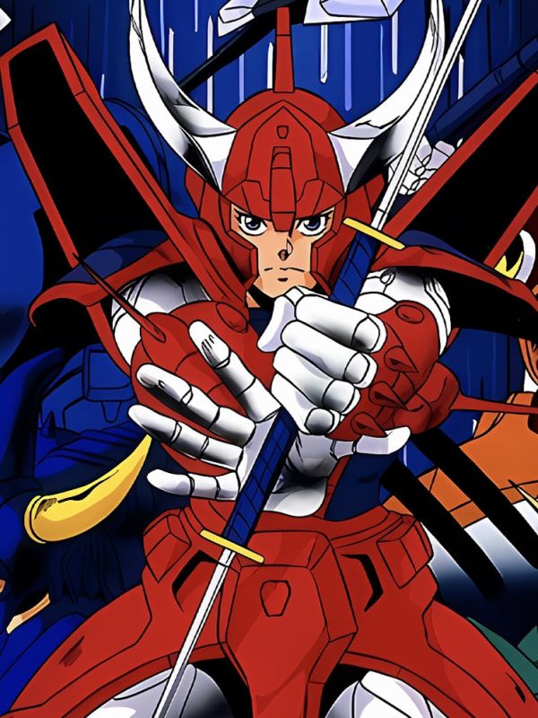 星空《魔神壇鬥士》鎧甲聖鬥士火焰神里奧真田遼裝飾畫 