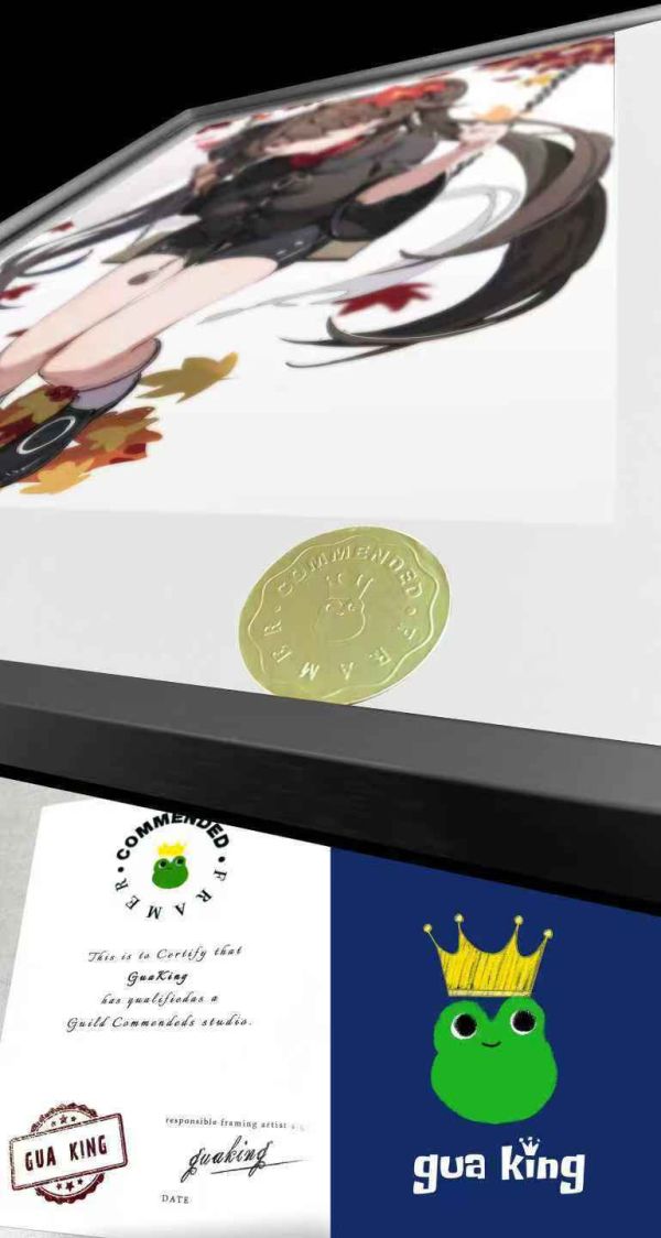 皇呱 《往生堂堂主》原神胡桃璃月同人周邊裝飾畫 