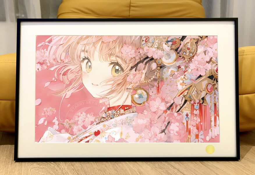 星空 《櫻花小櫻》魔卡少女櫻庫洛牌百變小櫻動漫裝飾畫 