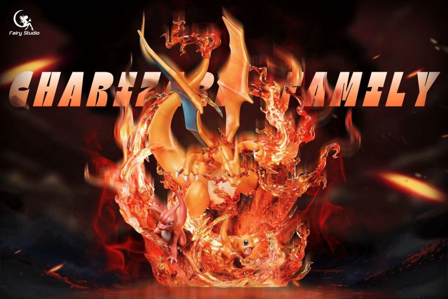 fairy 精靈屋 進化組第一彈 初代御三家 噴火龍家族 