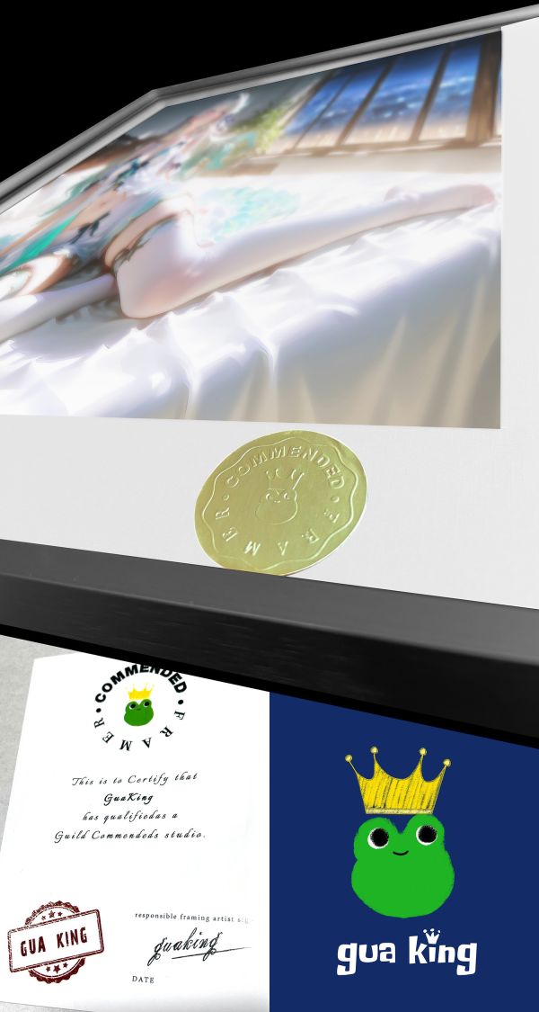 皇呱《白絲流螢》崩壞：星穹鐵道星核獵手裝飾畫 