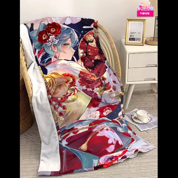 阿喵畫社 錦鯉賜福初音未來超清裝飾畫 