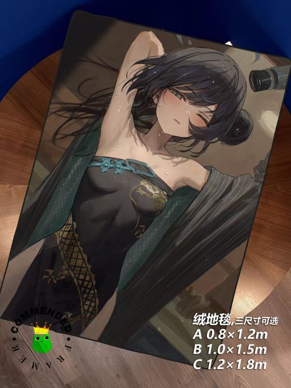 皇呱 《玄龍門-門主大人》蔚藍檔案三星學生龍華妃咲裝飾畫 