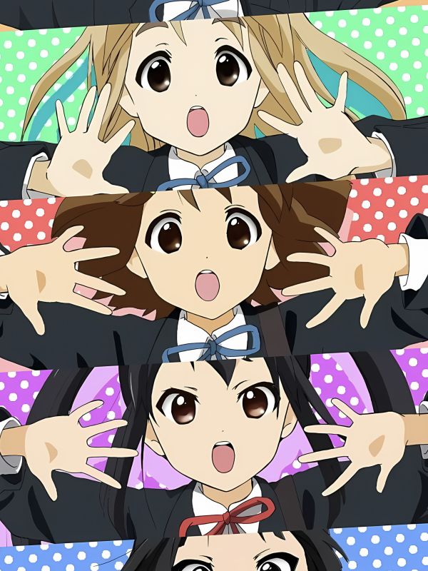 星空工作室 《輕音部》K-ON！輕音少女平澤唯秋山澪裝飾畫 