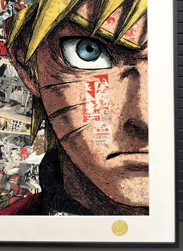 H2工作室《海報鳴人》火影忍者漩渦鳴人七代目裝飾畫 