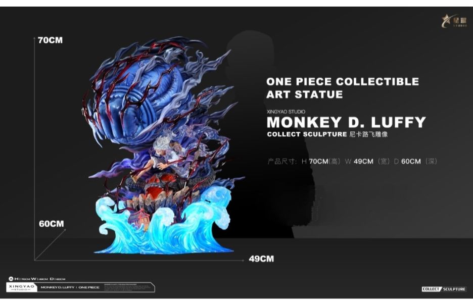 【補款】星耀工作室 尼卡魯夫 70CM 巨型收藏雕像 