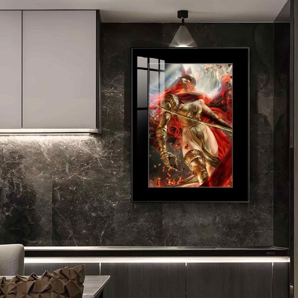 JUZI橘子工作室 艾爾登法環 女武神瑪蓮妮亞 腐敗女王 裝飾畫 