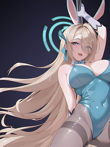 巴洛克《熱舞明日奈》邦妮蔚藍檔案裝飾畫冰箱貼 