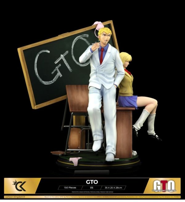 正版授權 Cartoon Kingdom（CK） 麻辣教師 GTO 鬼冢英吉 1/6雕像 