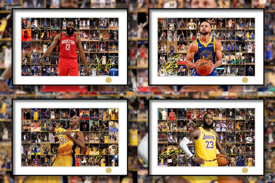 H2工作室 《留在巔峯–詹姆斯哈登》NBA快船火箭籃網大鬍子哈登裝飾畫 