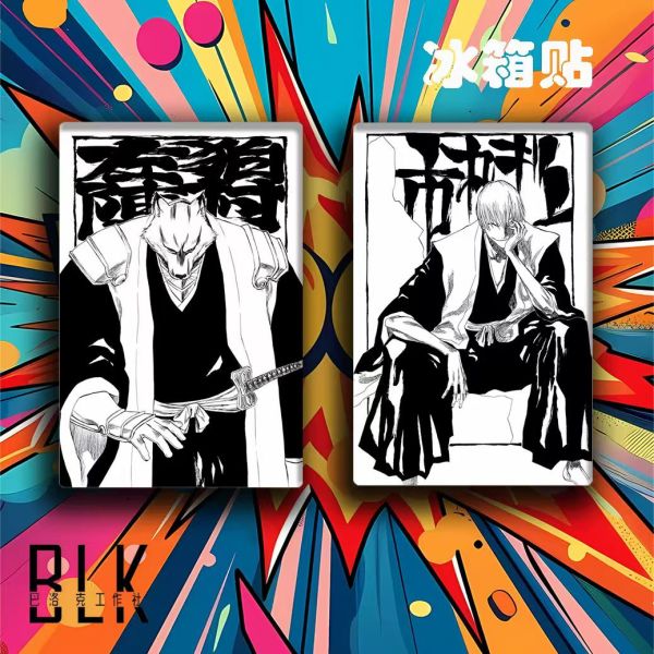 巴洛克 死神護廷十三隊市丸銀/狛村左陣裝飾畫/冰箱貼 