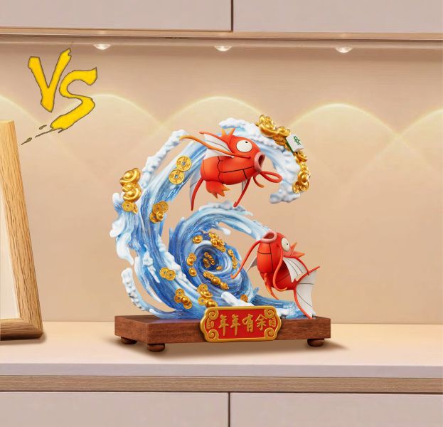 VS模玩 家居系列17 招財雙魚戲水 