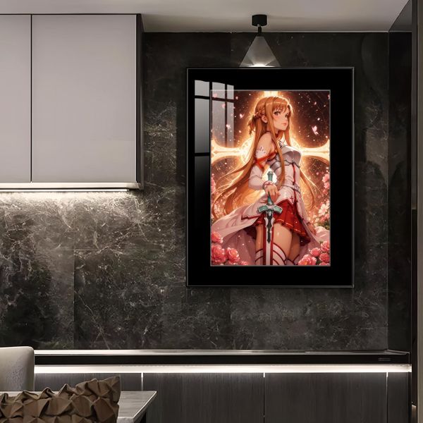 JUZI橘子工作室 十字玫瑰 亞絲娜 裝飾畫 