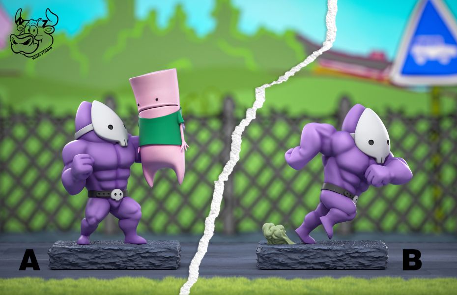 NIUZI工作室 狂扁小朋友 