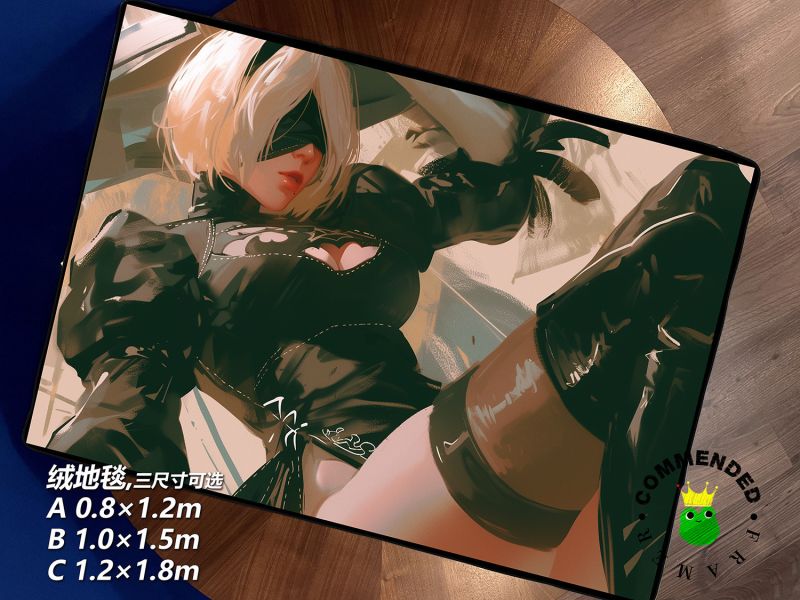 皇呱《黑絲尤爾哈2號》尼爾：機械紀元戰鬥型機器人裝飾畫 