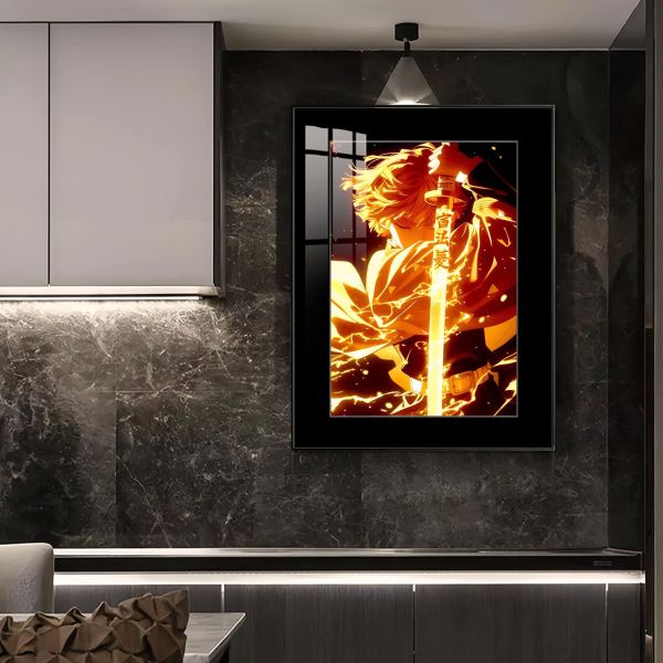 JUZI橘子工作室 我妻善逸：滅 裝飾畫 