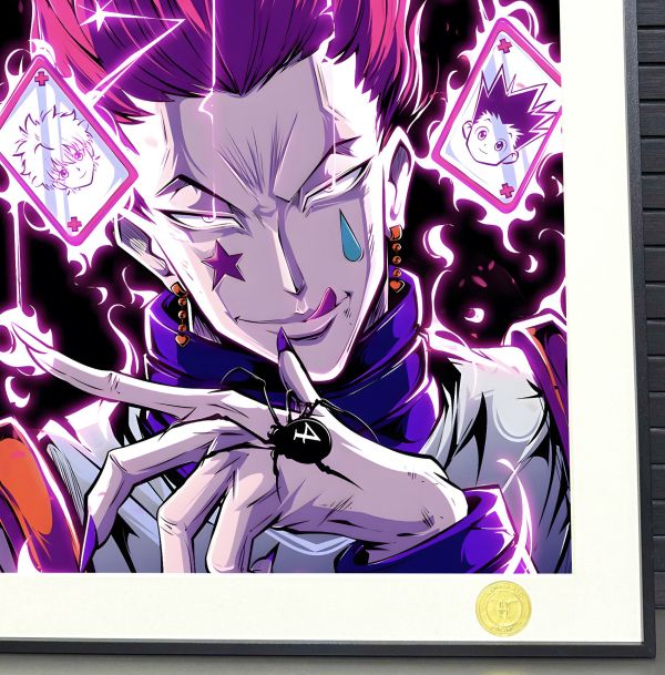 H2工作室《西索莫羅》全職獵人小杰奇犽裝飾畫 