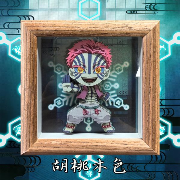 凹凸PANDA 鬼滅之刃無限城篇 C款綺窩座立體掛畫擺臺 