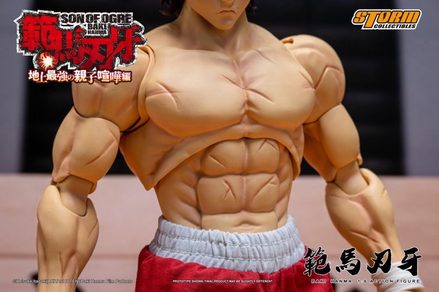 正版授權 Storm Toys 1/6 漫畫刃牙系列 BAKI HANMA 範馬刃牙 可動人偶 