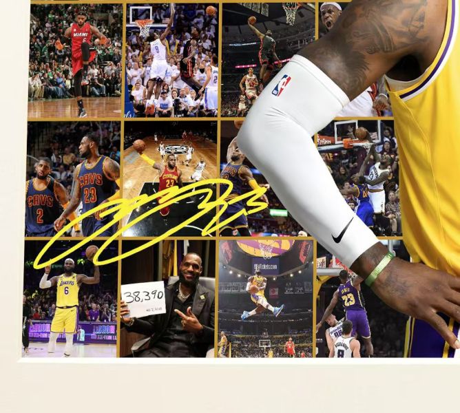 H2工作室 《四旬老漢詹姆斯》NBA勒布朗詹姆斯老詹詹皇裝飾畫 