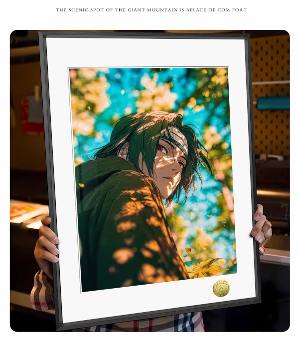 皇呱《鼬神回眸》火影忍者宇智波一族天才忍者裝飾畫 