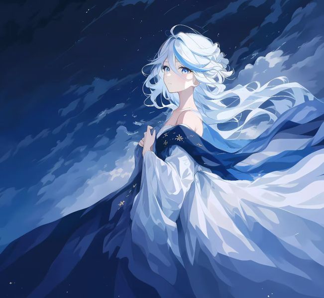 H2工作室 《水神》芙寧娜原神裝飾畫 