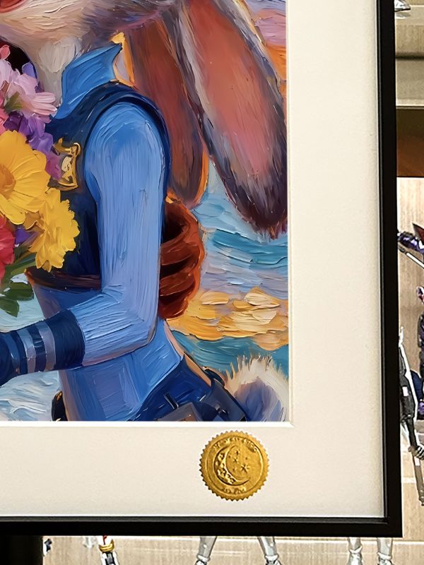 星空《炫彩動物城》瘋狂動物城2Zootopia裝飾畫 