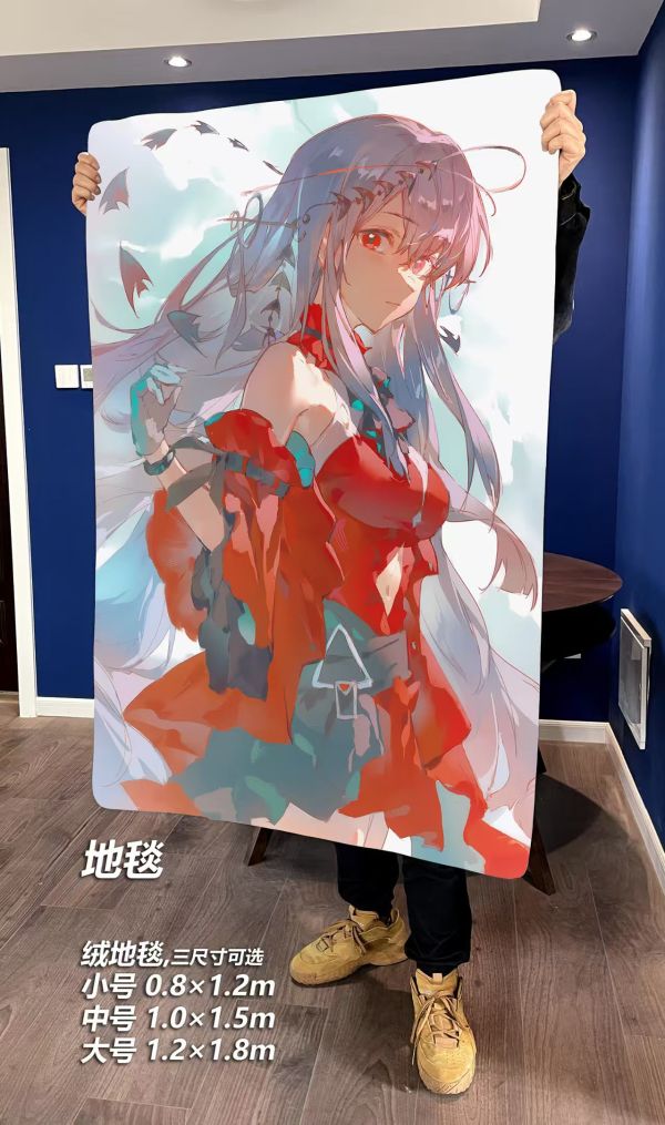 皇呱 《濁心斯卡蒂》明日方舟異格幹員深海獵人海嗣周邊裝飾畫 