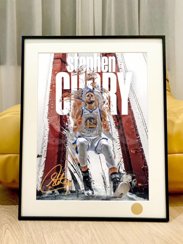 星空 《金州庫裏》NBA斯蒂芬·庫裏小學生金州勇士curry裝飾畫 