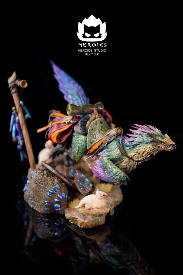 Heroics貓火工作室 怪物獵人荒野鷺鷹龍 
