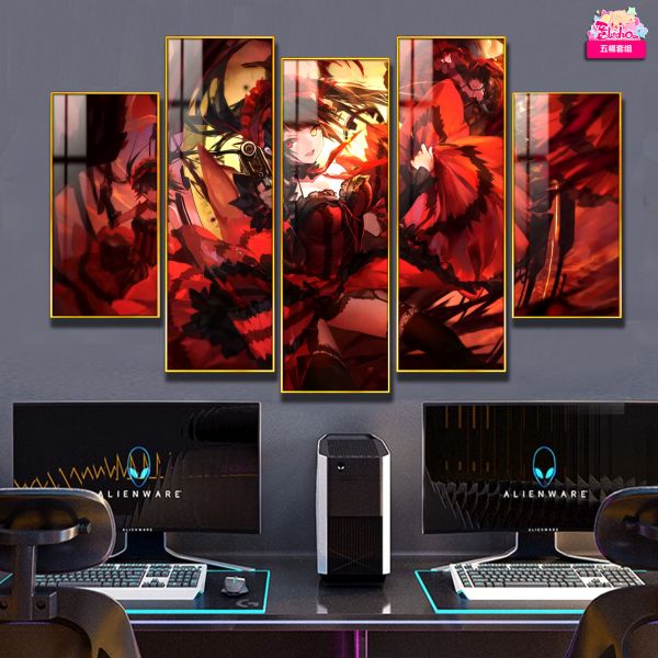 阿喵畫社 時崎狂三異形套組裝飾畫 