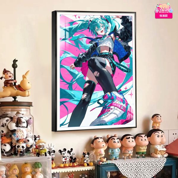 阿喵畫社 霓音幻彩 初音未來裝飾畫 