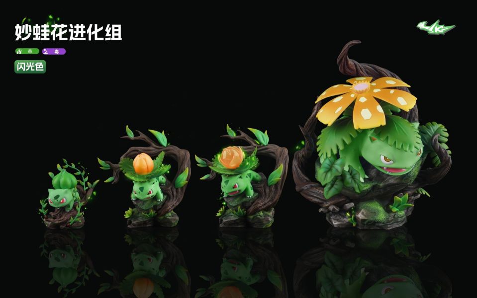 SK 寶可夢 1/20 妙蛙花進化組(雙配色) 