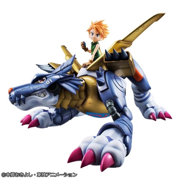正版授權 MegaHouse MH GEM數碼寶貝石田大和鋼鐵加魯魯再版 