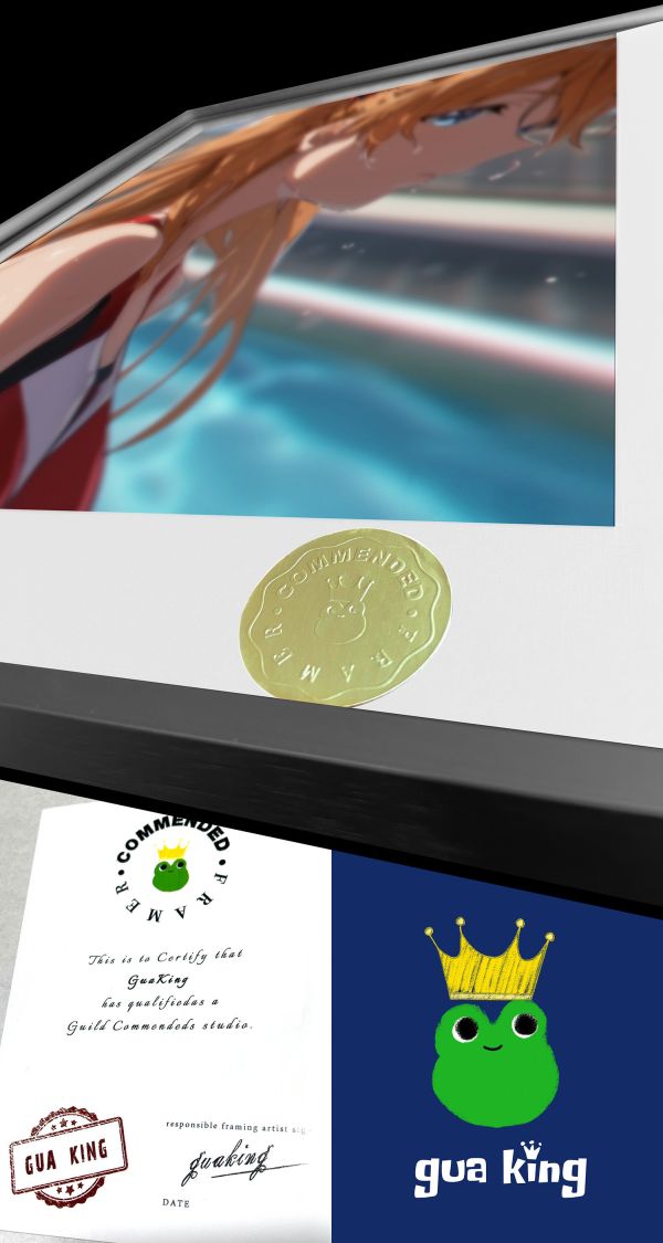 皇呱《EVA夏日水着》新世紀福音戰士明日香凌波麗真希波水着裝飾畫 