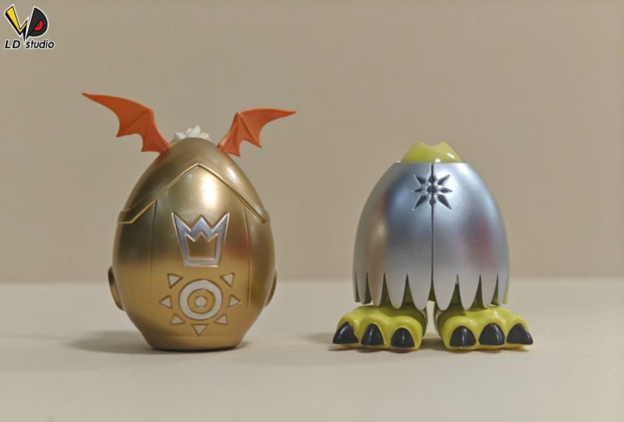 LD工作室 數碼寶貝02裝甲蛋系列 光明&希望裝甲蛋 