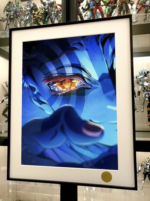 星空《戀雪版》《猗窩座版》Akaza鬼滅之刃無限城篇裝飾畫 