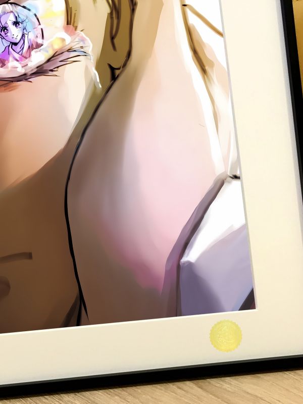 星空《狛治猗窩座》鬼滅之刃無限城篇炎柱戀雪裝飾畫 