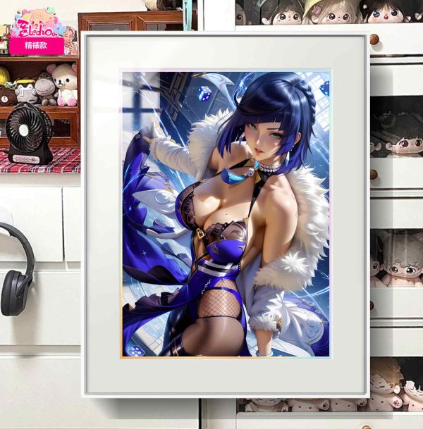 阿喵畫社 夜蘭 展館級精裱款8k超清畫 