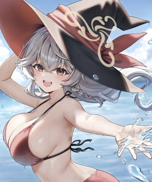 H2工作室 《白尾繪里》碧藍檔案蔚藍檔案裝飾畫 