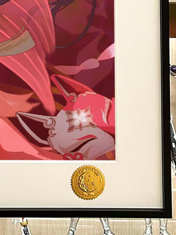 星空 《紅色花火》崩壞星穹鐵道Sparkle假面愚者動漫二次元裝飾畫 