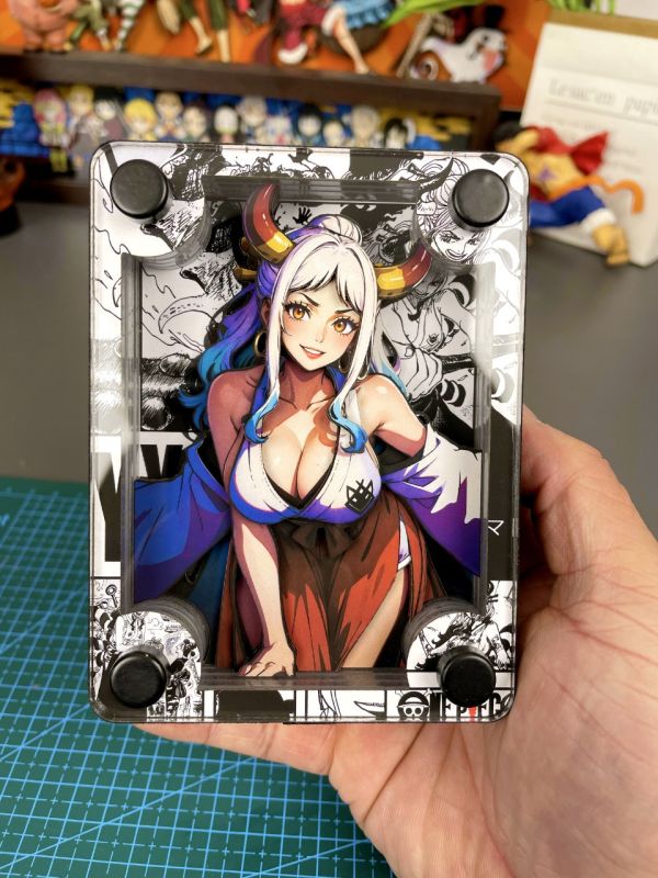 萌萌匠 海賊王Yamato大和周邊亞克力方磚卡磚 