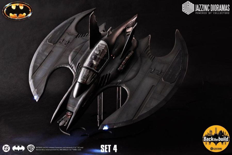 正版授權 JAZZINC DIORAMAS 1/12 1989年終極蝙蝠翼戰機 四款 