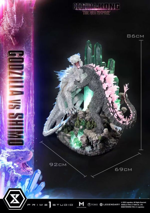 正版授權 Prime 1 Statue 哥斯拉大戰金剛2 帝國崛起 哥斯拉對戰雪魔 