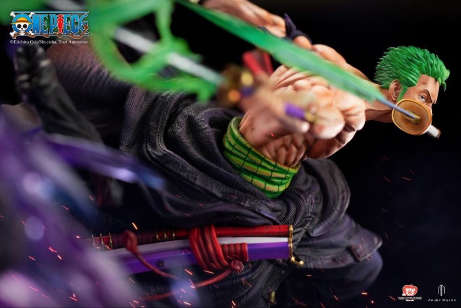 正版授權 Anime Mason 東映《ONE PIECE》限量雕像 羅羅諾亞·佐羅 
