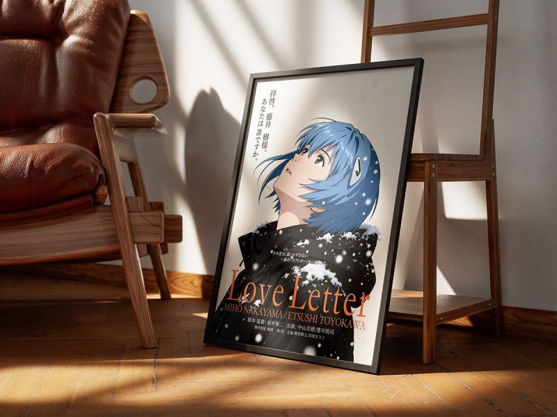 千鳥社 《情書 綾波麗》新世紀福音戰士午睡毯地毯裝飾畫 